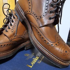 OAK Men's Classic Tan Brogue Boots